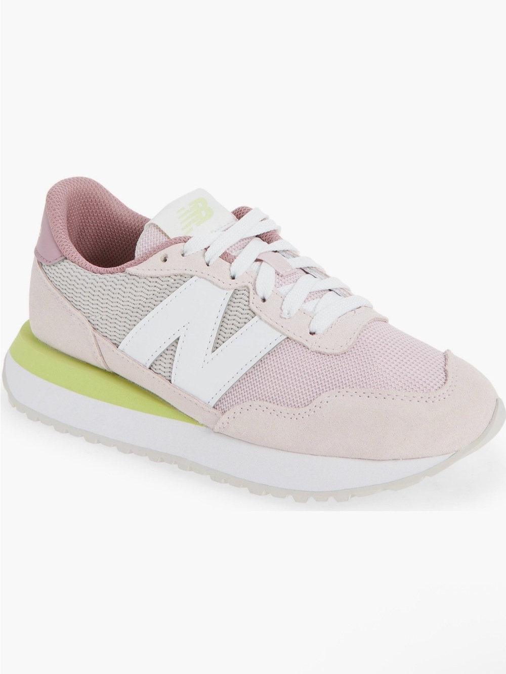 New Balance 237 Sneaker (Women), Stone Pink and White, Size 9